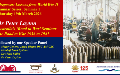 Australia’s Road to War – 1936 to 1941 – Dr Peter Layton