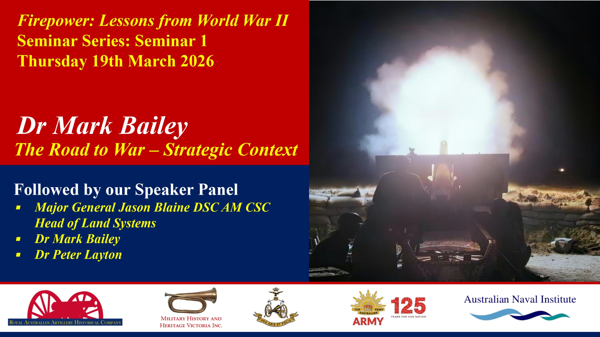 Strategic Context for Australia’s WW2 mobilisation- Firepower Seminar Strategic Context for Australia's WW2 mobilisation- Firepower Seminar